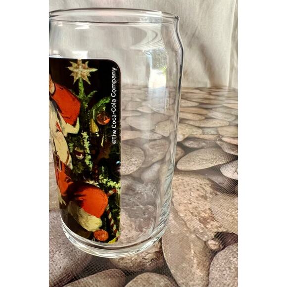 (4) HOLIDAY SANTA COCA COLA GLASSES - Picture 4 of 11